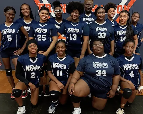 Lady Rams volleyball team